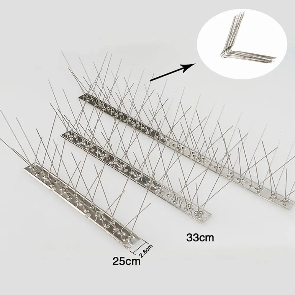 Stainless Steel Birds Repeller Bird Repellent Needle Bird Pigeon Scare Thorn Anti-bird Device