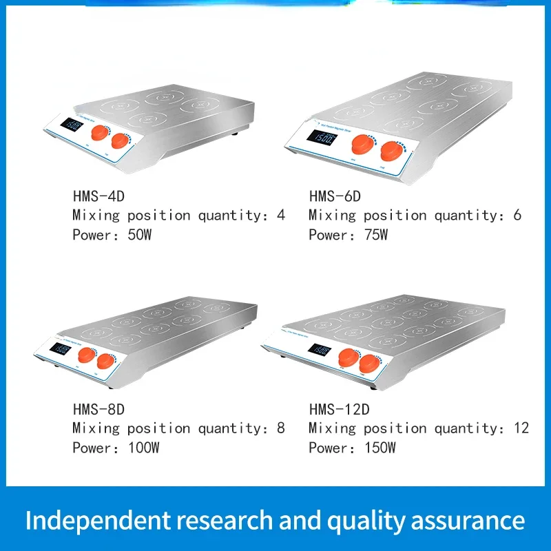 Lab Multiple Position  Magnetic Stirrer Mixer 500ml Each Position