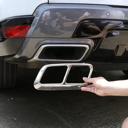 For 18-22 Range Rover sports four-out tail throat decorative frame car exterior decorative accessories high-quality stainless