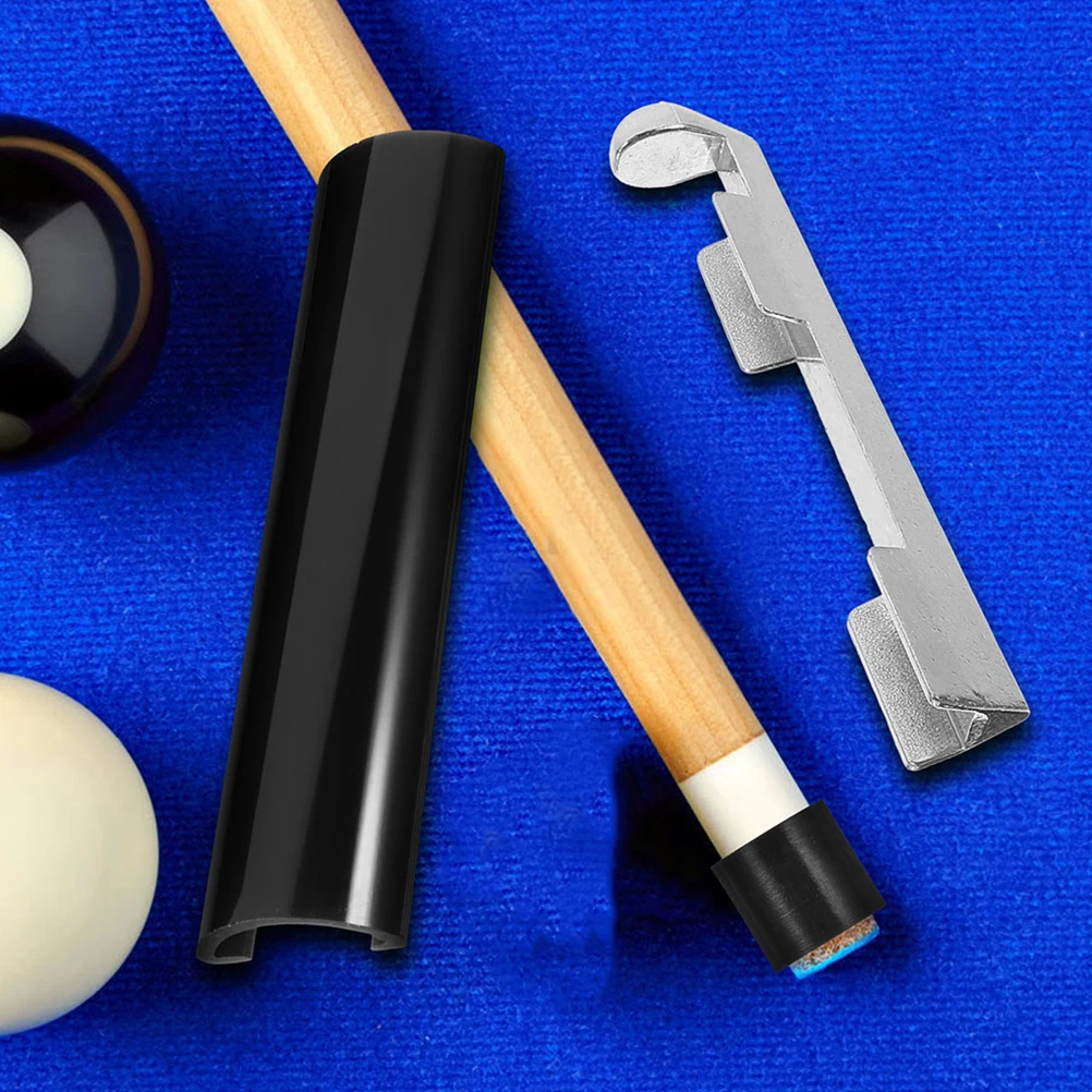 

1Set Pool Cue Repair Kit Reliable Cue Tip Replacement Tools Metal Plastic Repair Set for Billiard Stick Maintenance