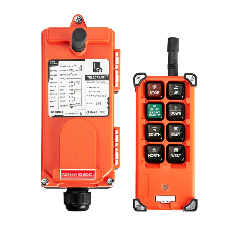 

Industrial crane radio remote controller Wireless switches Hoist Crane Control Lift Crane for crane F21-E1B 220V 380V 12V24V