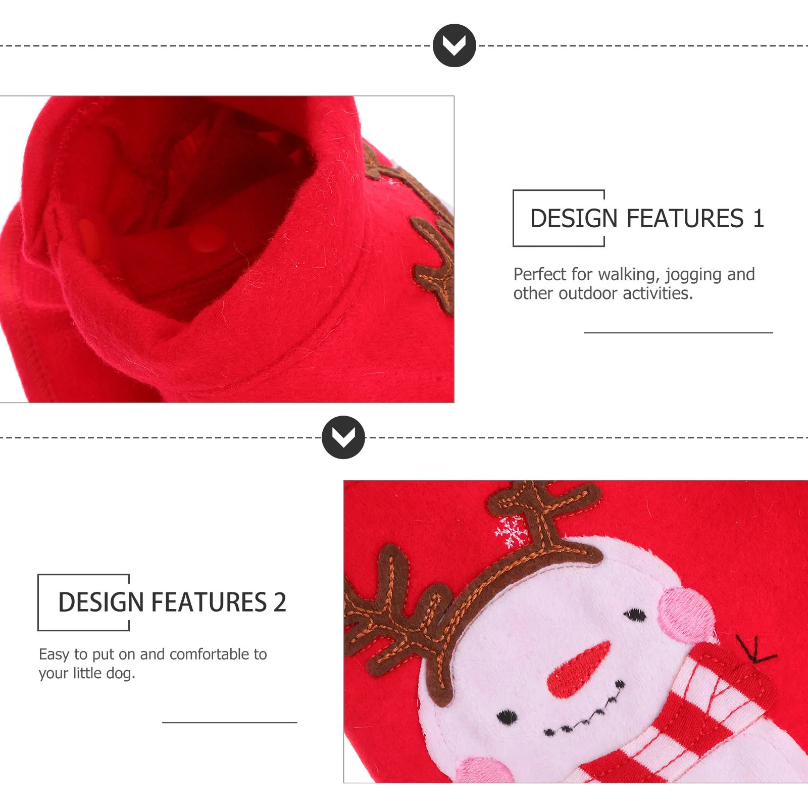 

Christmas Snowman Design Red Size Xl For Puppy Outdoor Walking Jogging Clothes Pet Supplies Dog Skirt Puppy Skirt Pet Dog