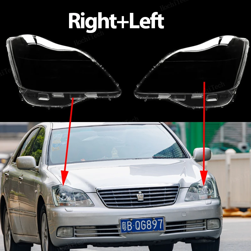 Toyota Crown ヘッドライト クリアレンズ モデル30-401 Head Lights Cover For Toyota Crown S180 2003-2008 Transparent