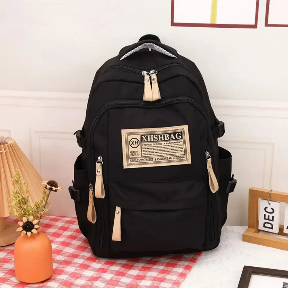 Ladies Large Capacity Backpack Girls Cute Backpack Casual Waterproof Nylon Backpack Fashion Travel Bag School Bag Computer Bag