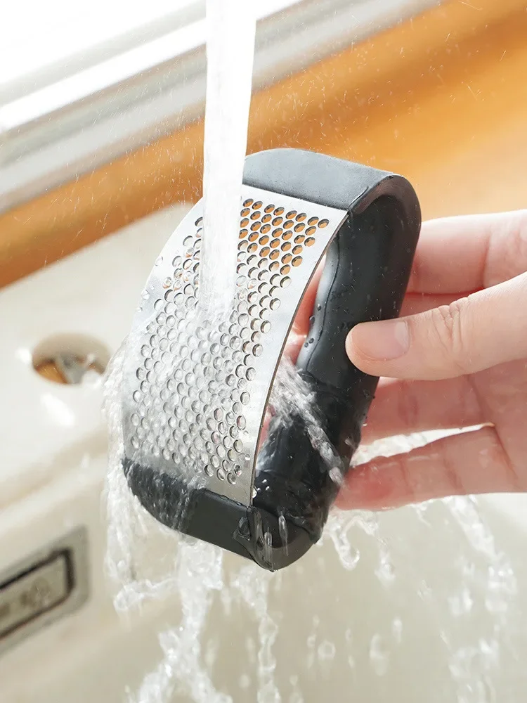 سحق الثوم من الفولاذ المقاوم للصدأ ، مفرمة ، مكبس يدوي ، كسارة ، عصارة ، أداة طحن ، إكسسوارات مطبخ