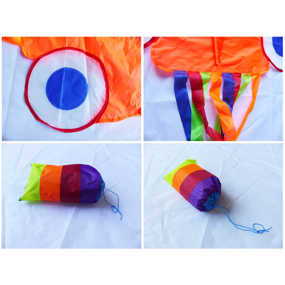 

2 Pcs Handmade Octopus Kite Large Easy Flyer Easy to Stiff Wind or Breeze for Kids and Adults with a Connector