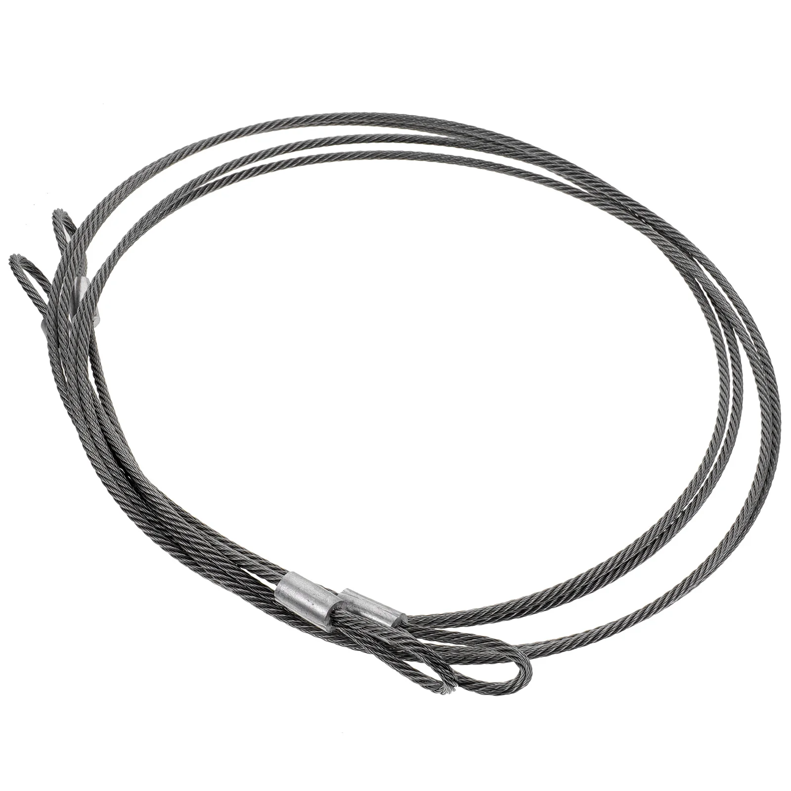 2 قطعة كابل أمان مضفر مطلي بالفولاذ حبل أمان عالي التحمل لأقفال الأمتعة أدوات معلقة ملابس النباتات #2