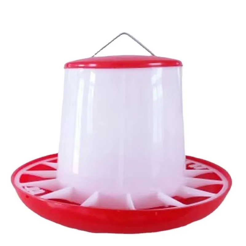 

50 Pcs Large Capacity 9kg Chicken Feed Bucket Plastic Poultry Breeding Chicken Duck Goose Feeder Bowl Chicken Feed Trough For