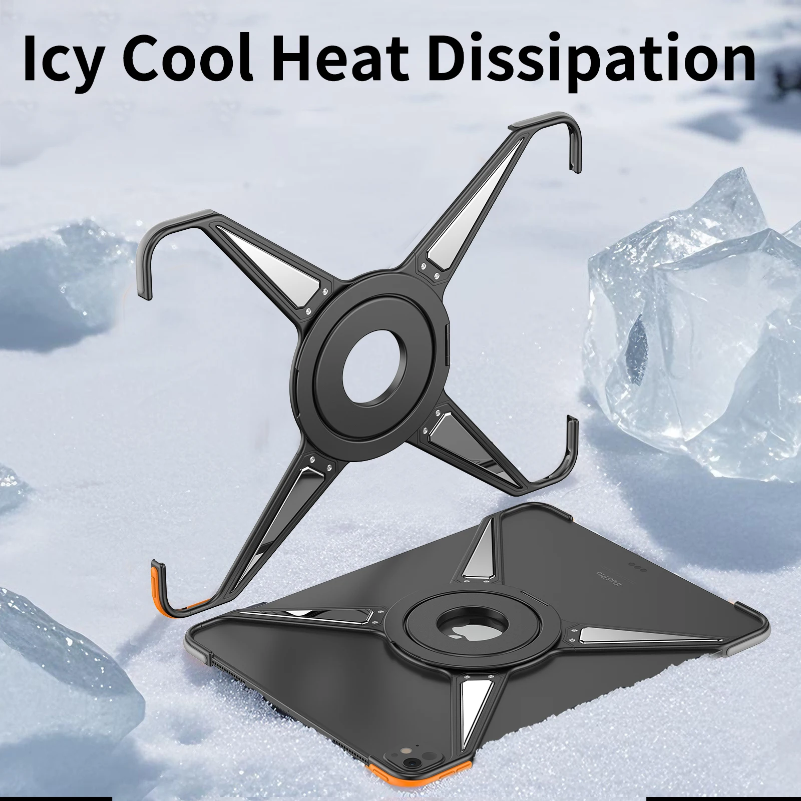 

Luxury Aluminum Metal Alloy Armor Case for iPad Pro 11 Air 12.9 X-Shaped Cover For iPad Pro 13 O-Ring Magnetic Stand Tablet Case