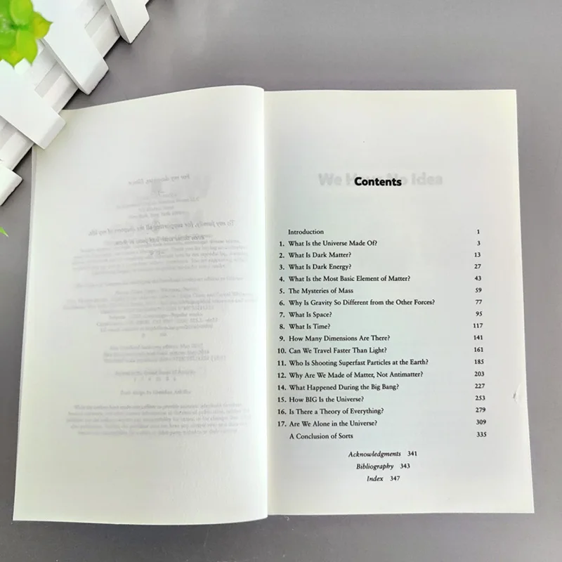 Me siento relievo solo pensamiento que hay todavía 95 cuestiones dejar para humanos Versión en inglés No tenemos Idea Libros en inglés Libro