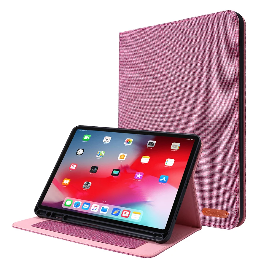 

Fabric Stand Cover Case for iPad Air5 10.9" 2022 With Auto-Sleep/Wake Shockproof Protective Tablet Shell for iPad Air4 10.9"2020
