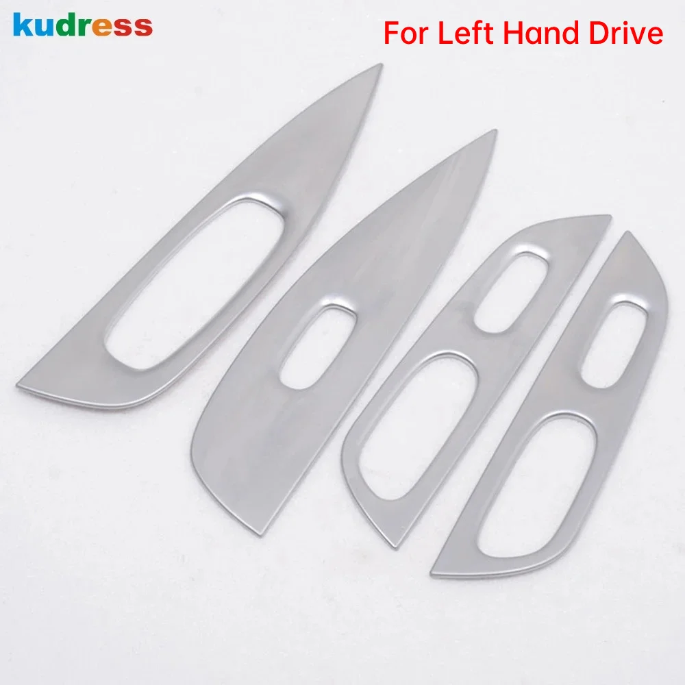 Car Inner Door Window Lift Switch Button Panel Cover Trim For Nissan X-Trail Rogue T32 2014-2018 2019 Matte Interior Accessories