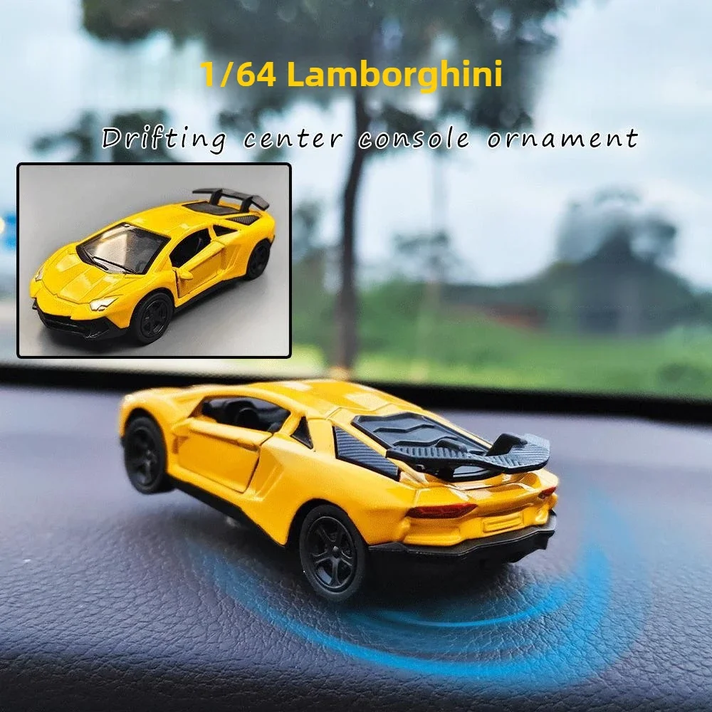 Sports Car Drift Rotating Ornaments Auto Dashboard Turning Racing Model Deco Car individuality Center Console Decoration Kit