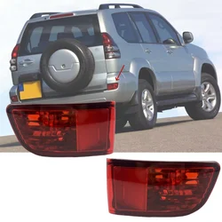 Rear Bumper Reflector for Toyota Land Cruiser Prado 120 Series GRJ120 TRJ120 FJ120 2002-2009 Rear Fog Light Cover Without Bulb