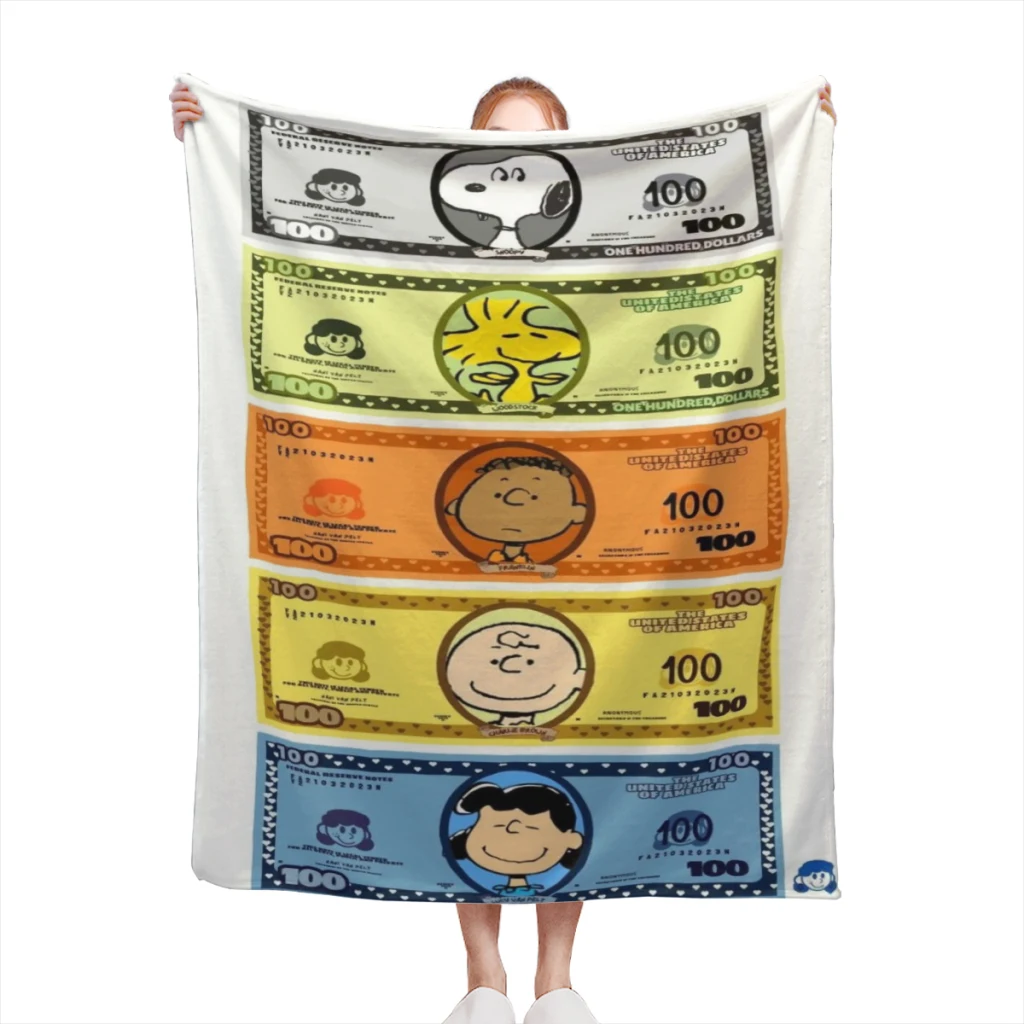 

Snoopy blankets Warm Flange blankets Soft and comfortable blanket picnic blanket