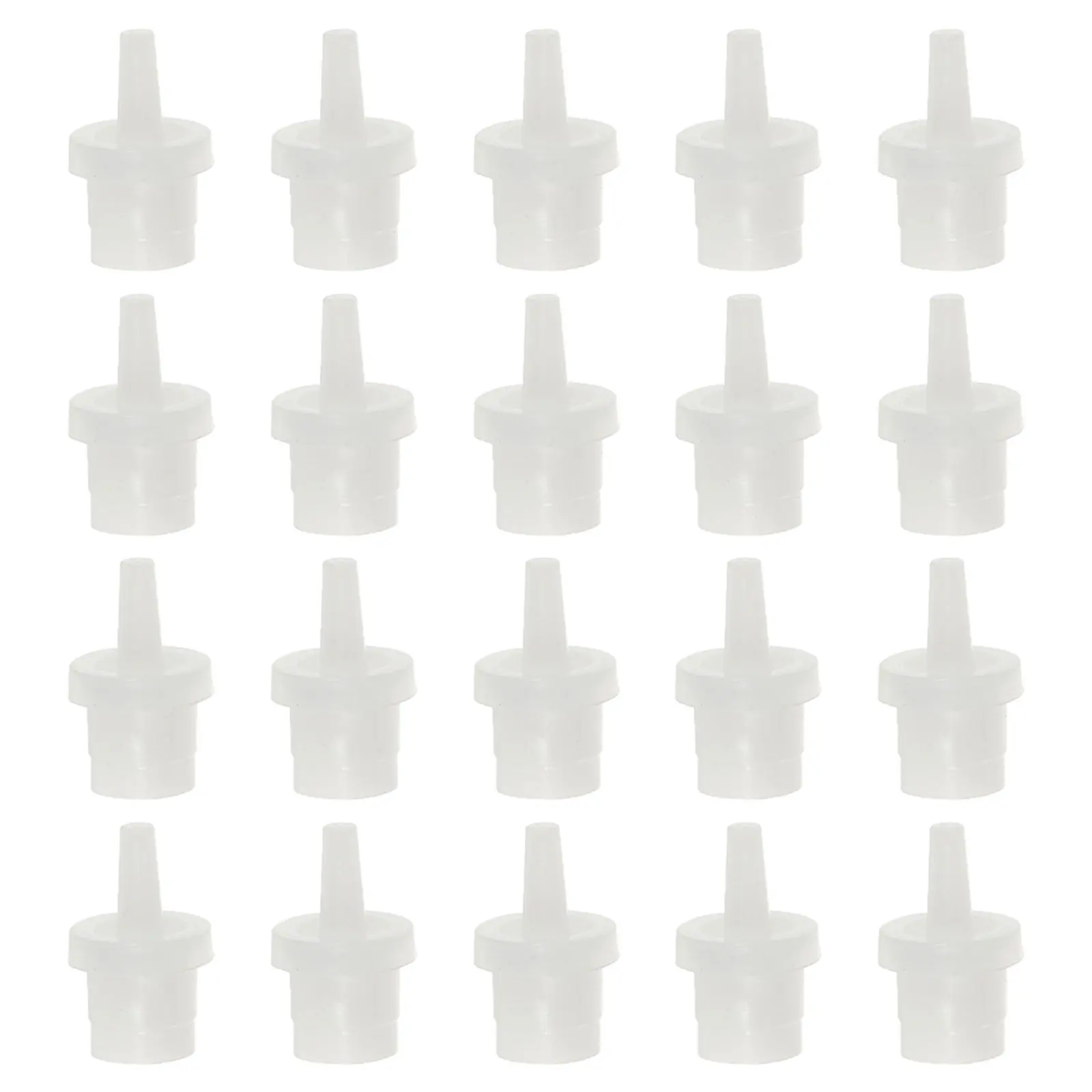 200Pcs Eyelash Glue Bottle Cap Replacement Pins Plastic Glue Tips Leakproof Sealing Plug for Lash Extension Kits Beauty Salon