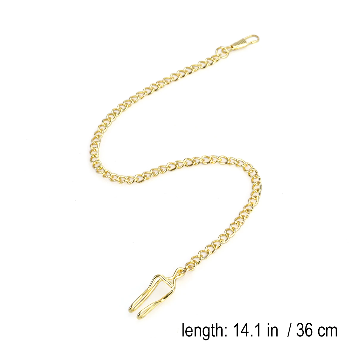 

Silver Pocket Watch Chain Heavy Duty Lobster Claw Sturdy Construction Perfect for Watch Users Key Chain Silver Plated