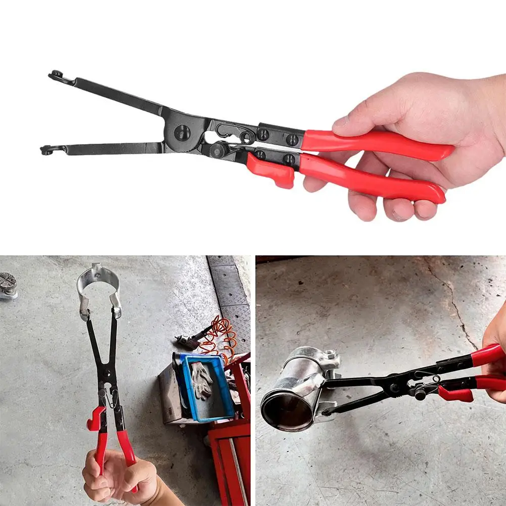 1Pc Removal Pliers Tool Exhaust Pipe Support Pliers For Removing C-clip Installation Pliers Retrofitting Dismantling Pliers A4Q9