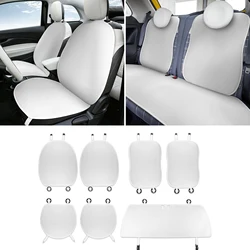 For Fiat 500 2008 2009 2010 2011 2012 2013 2014 2015 2016 2017 2018 2019 2020 2021 2022 2023 Car Seat Cushion Pad Mat Protect