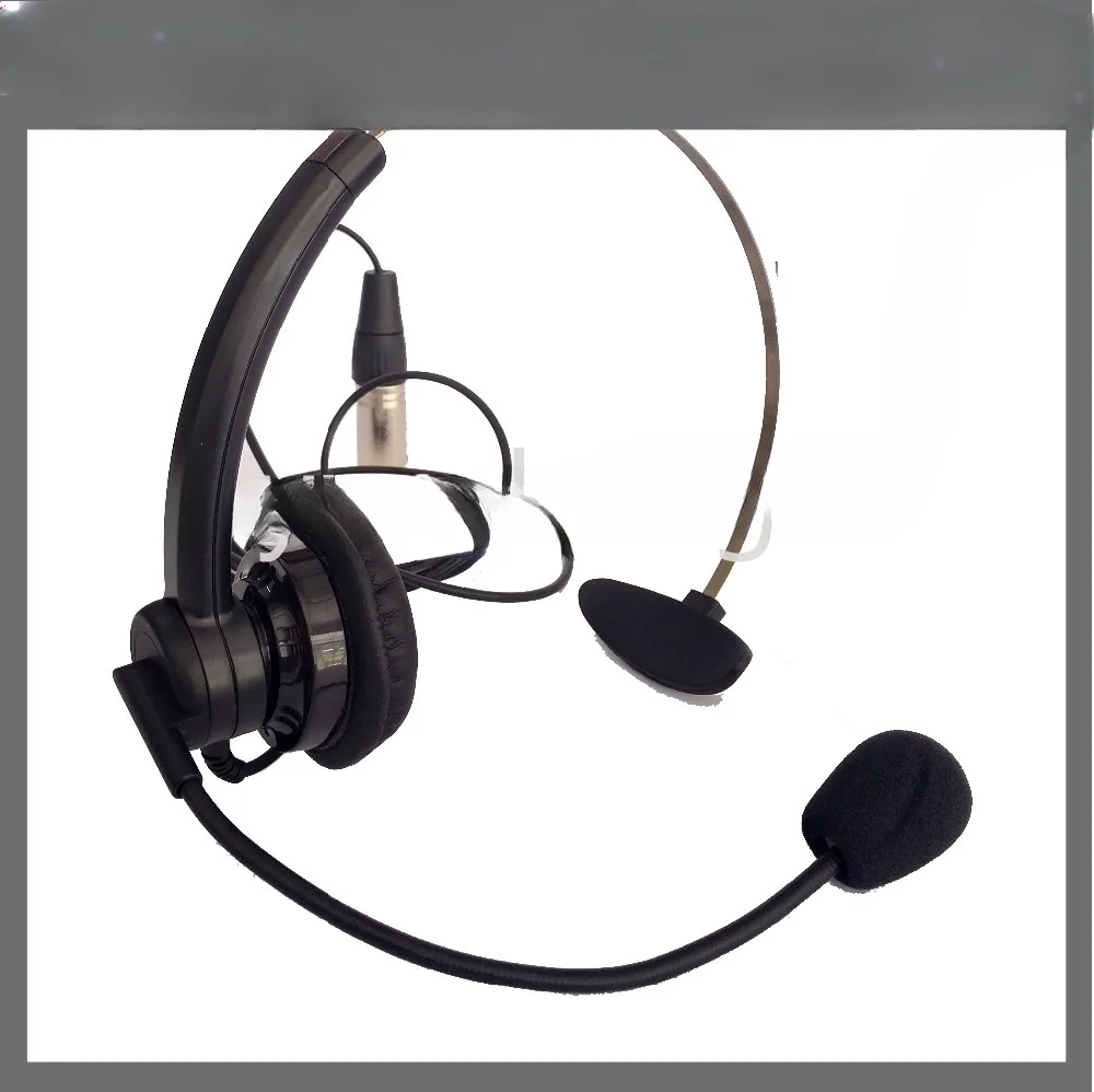 For TELIKOU NE-11 Super Light Headband Headset with Microphone Intercom Headset XLR Connector 4 Pin 5pin