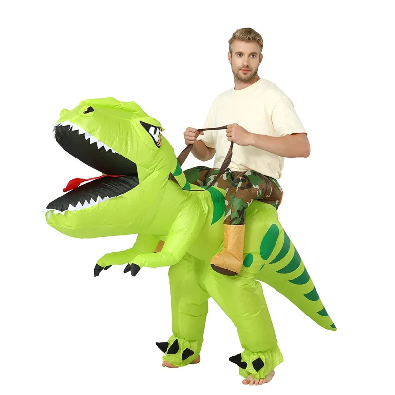 Inflatable Costume for Adults Funny Inflatable Adult  Dino Costume Inflatable Dino Costume Carnival Party Costume Men Women