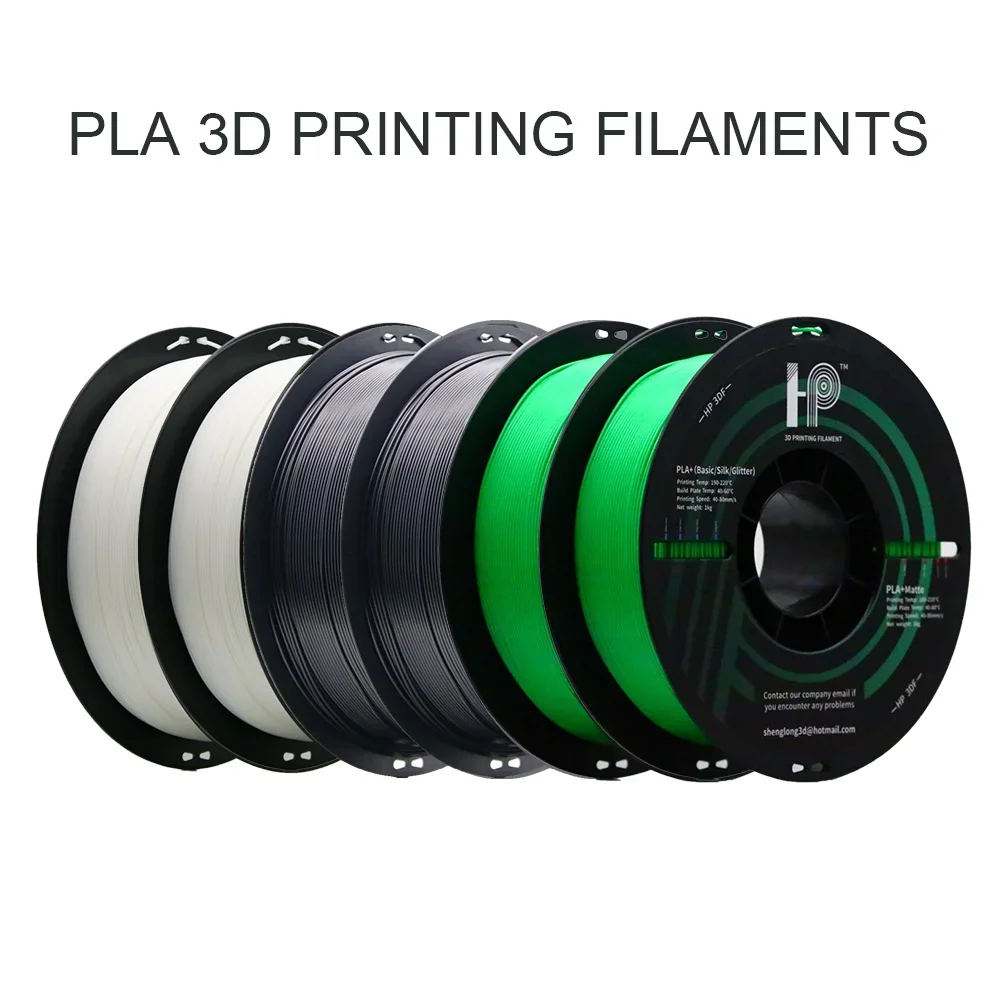 

3D Printer Filament,HP3DF PLA Filament, 6KG Spool (2.2 lbs),6pcs/set,Fit Most FDM Printer