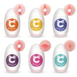 6 Style Male Masturbation Eggs Airplane Cup Realistic Vagina Magic Cat Pussy Sex Toys Enlarge The Exerciser Erotic Accessories