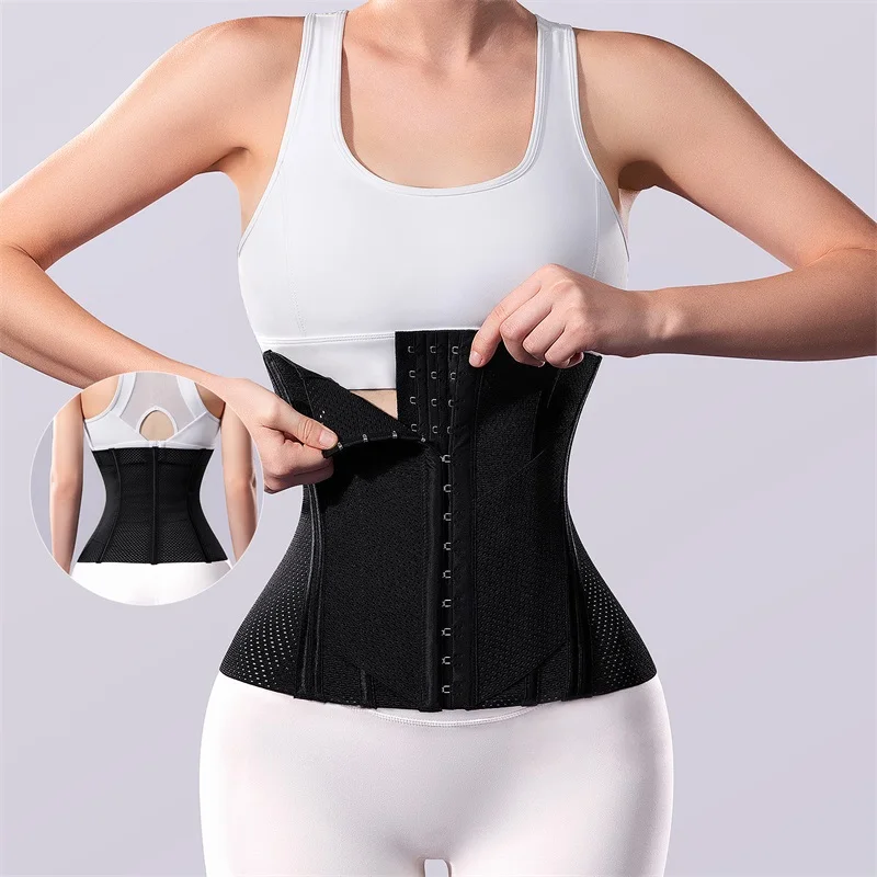 Women Corset Waist Trainer Body Shaper Breathable Lightweight Tummy Girdle Slimming Flat Belly Reductive Belts Sport Shapewear
