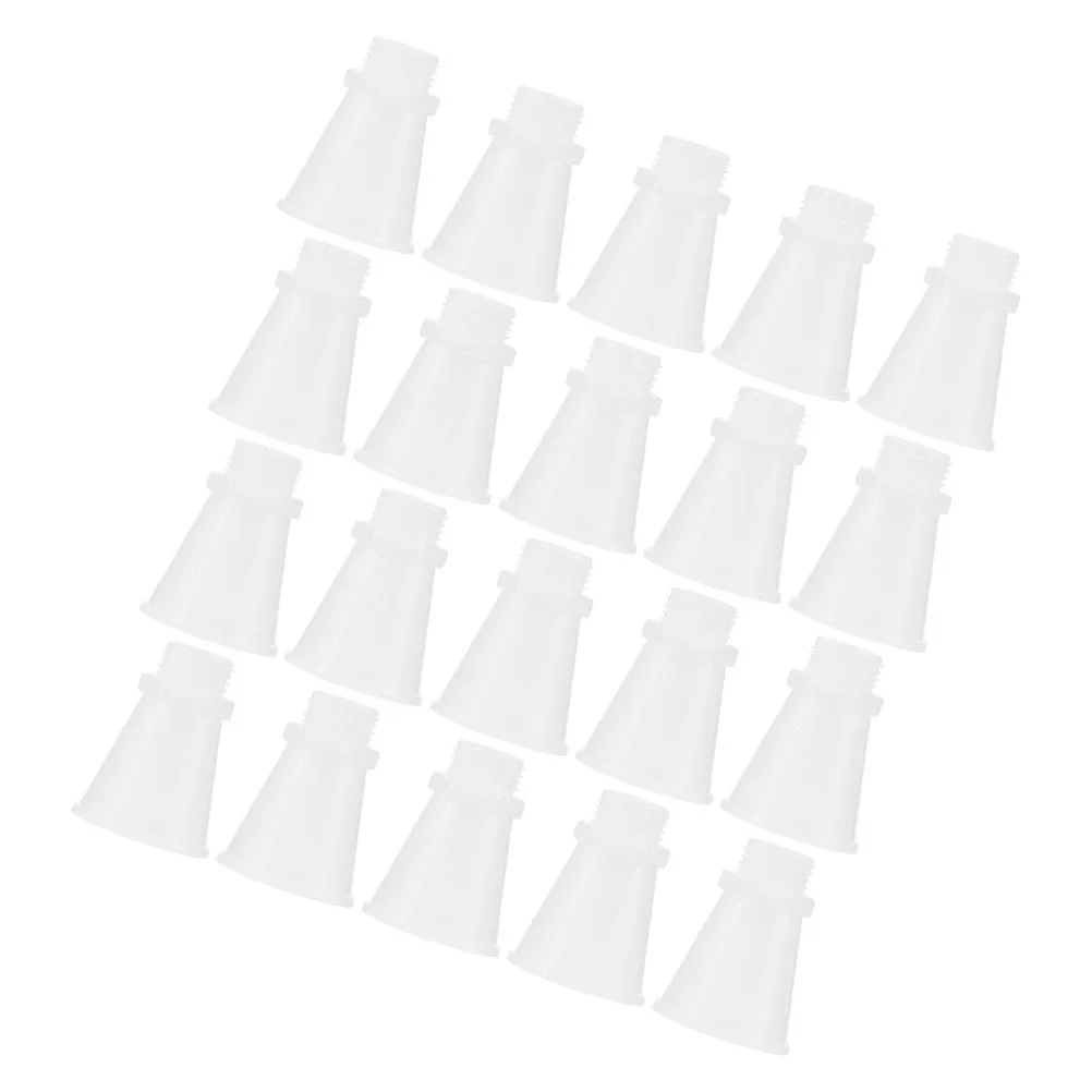 20pcs Extinguisher Nozzles Replacement Plastic Wide Mouth Nozzles For Dry Powder Fire Extinguishers Durable Lightweight Portable