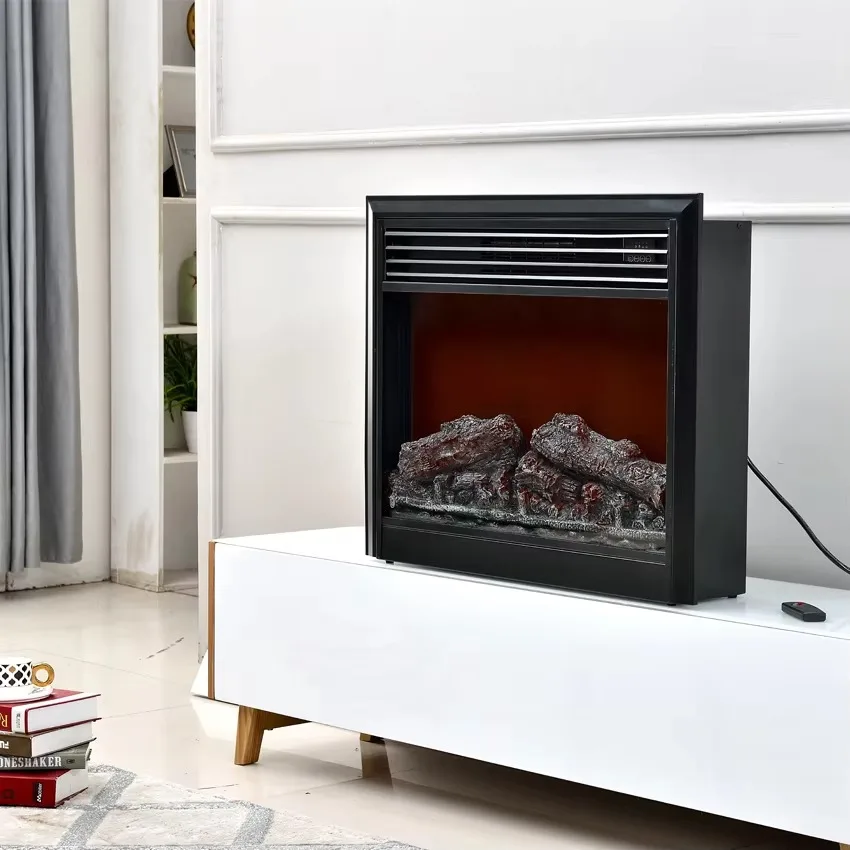 مدفأة كهربائية عالية الجودة 220 فولت مدفأة كهربائية مزخرفة صناعية