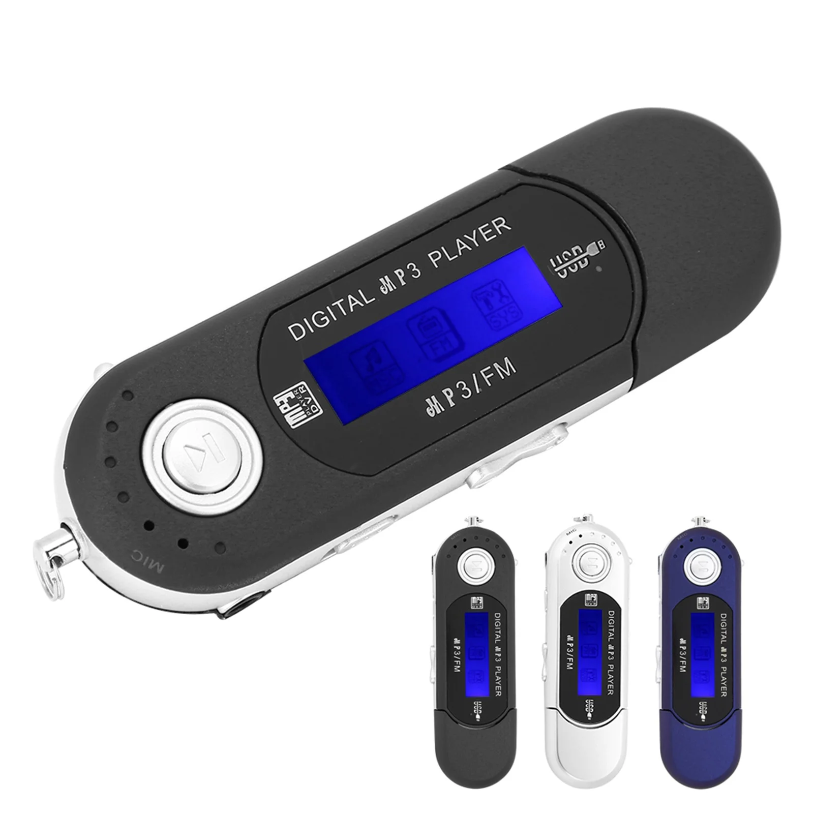 مشغل موسيقى محمول مشغل موسيقى رقمي مع شاشة LCD USB MP3 مشغل موسيقى رقمي مدرسة صنعة جيدة للمنزل #2