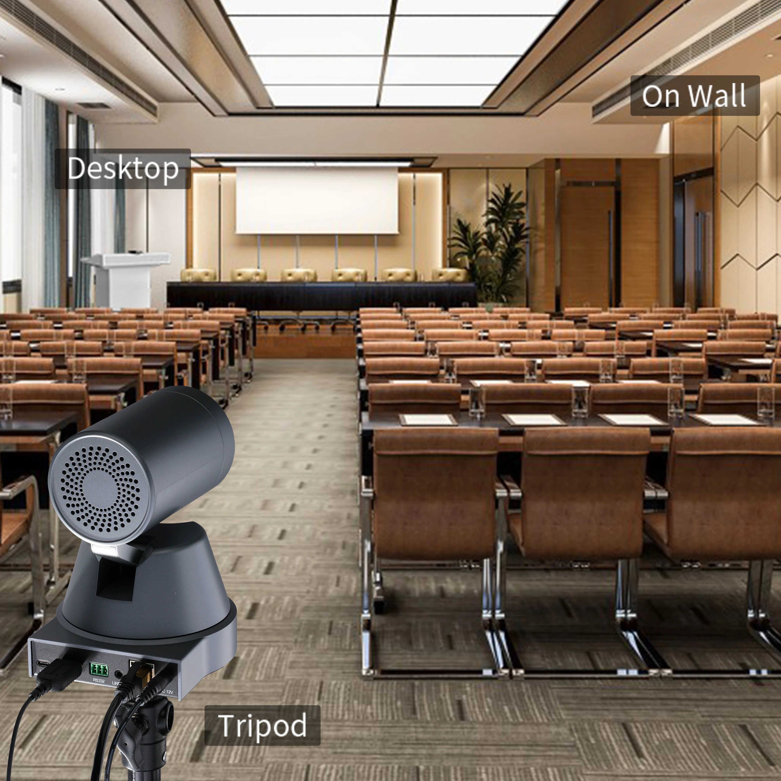 كاميرا PTZ للبث المباشر FEELWORLD 4K12X زووم بصري AI تتبع HDMI USB IP عن بعد 4K كاميرا PTZ #3