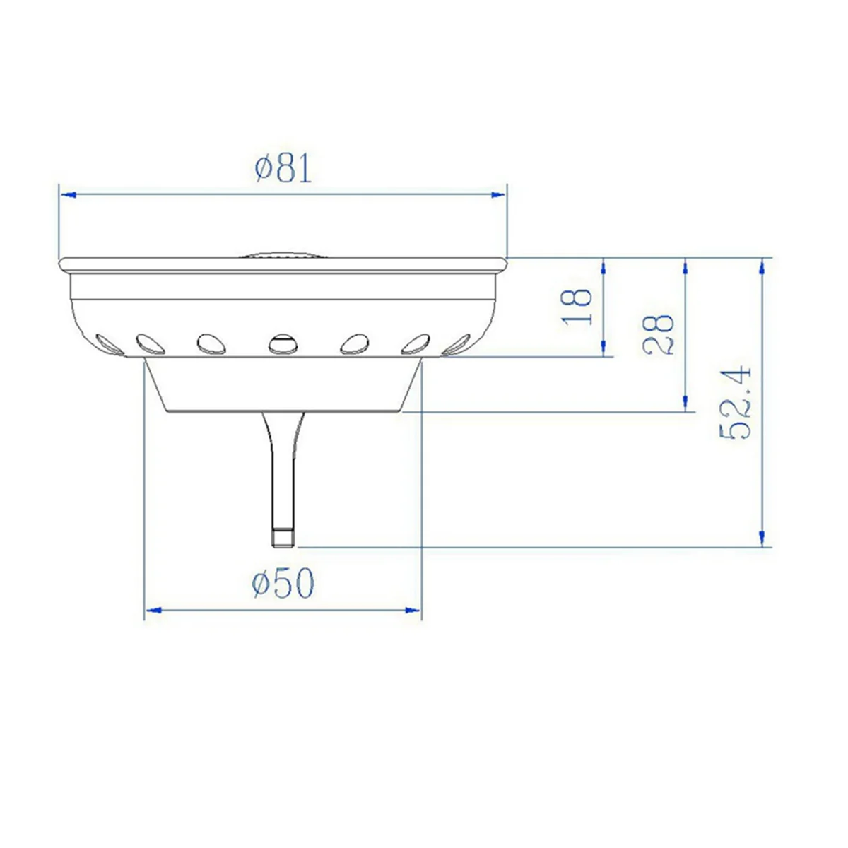 2 Pieces of Drain Filter Sink Plug, Filter Water Sealing Umbrella, Kitchen Sink Plug Cover, Plug Sealing Cover