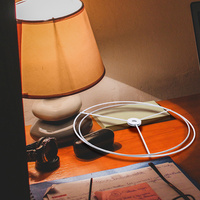 2 set Iron Wire Lampshade Frame Ring Replacement Metal Diy Lamp Shade Support For Table Floor Lamps Lighting Fixtures