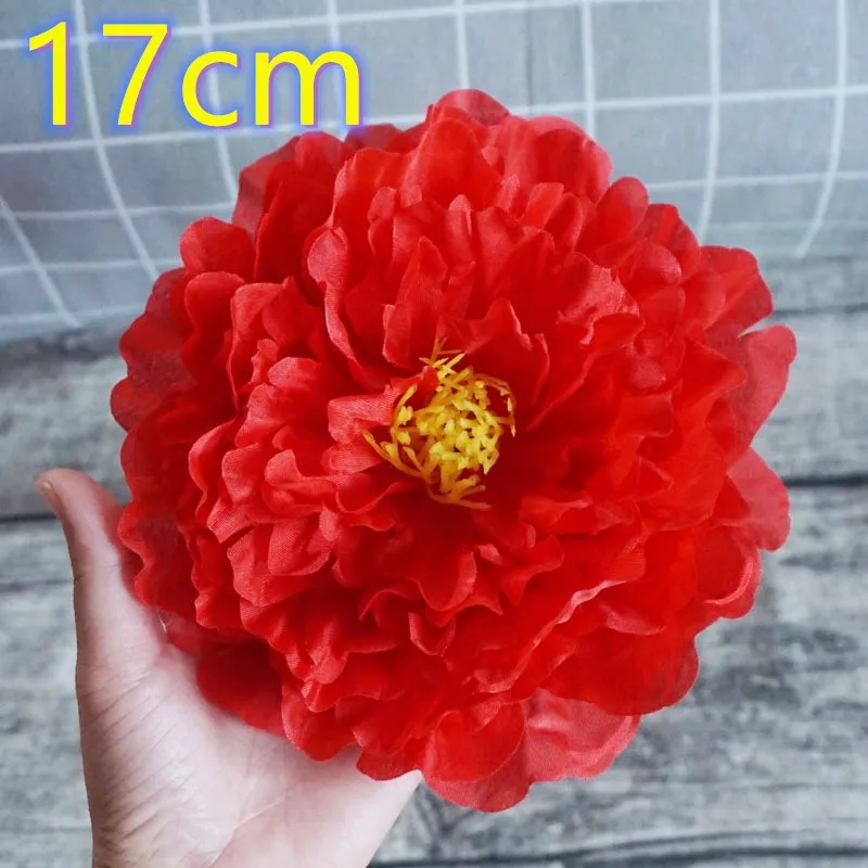 13cm Big Artificial Flower Hairpins Wedding Bridal Hair Clips Barrette For Woman Party Hair Accessories Headwear Gifts DropShip