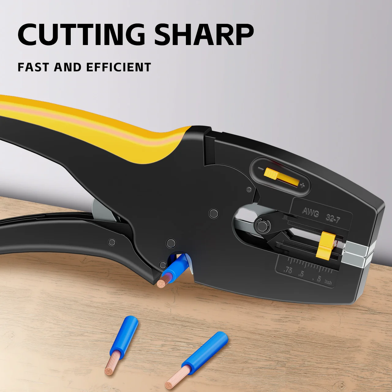 D3 Lightweight Multi-Function Wire Stripping Cutter Insulated Self-Debugging Tool for Electrical Wiring