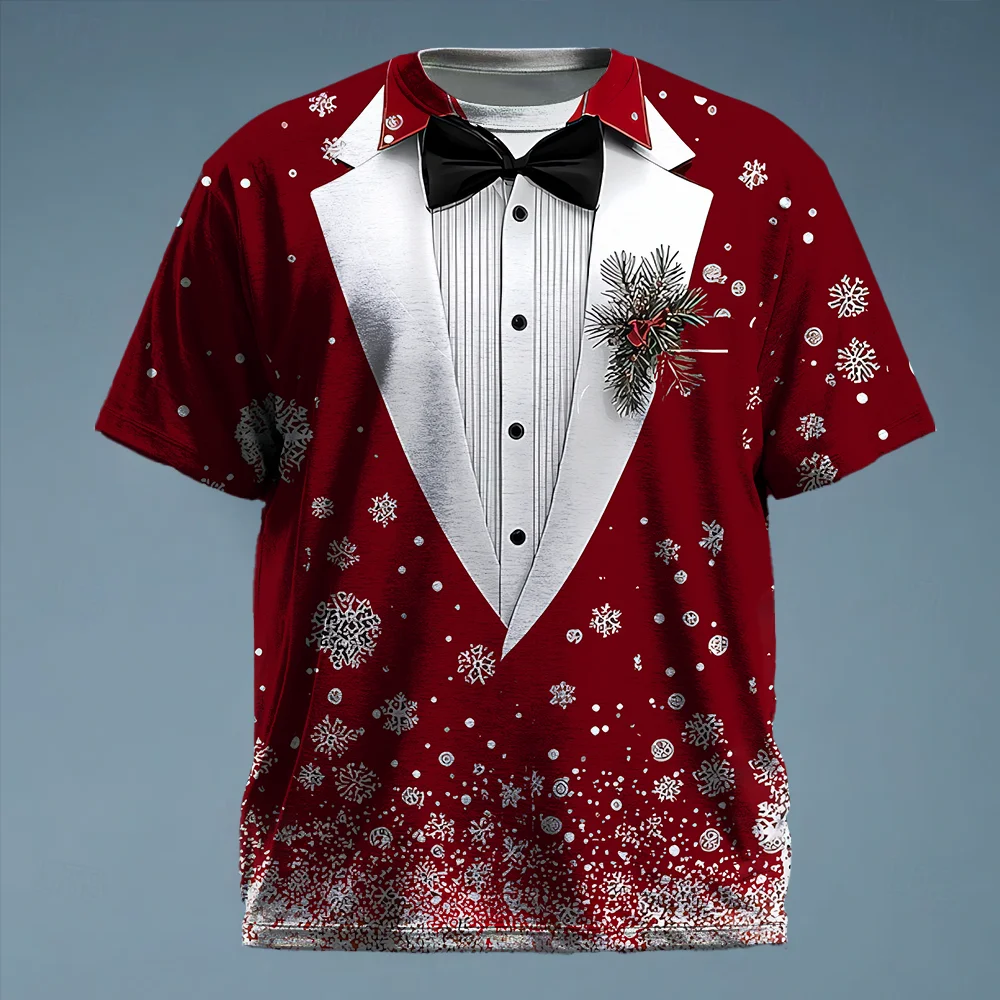 

S-9xl, большие размеры, большой и высокий короткий рукав (Рождественский элемент), стильные красно-зеленые оттенки, легкие, подходят для комфорта на весь день