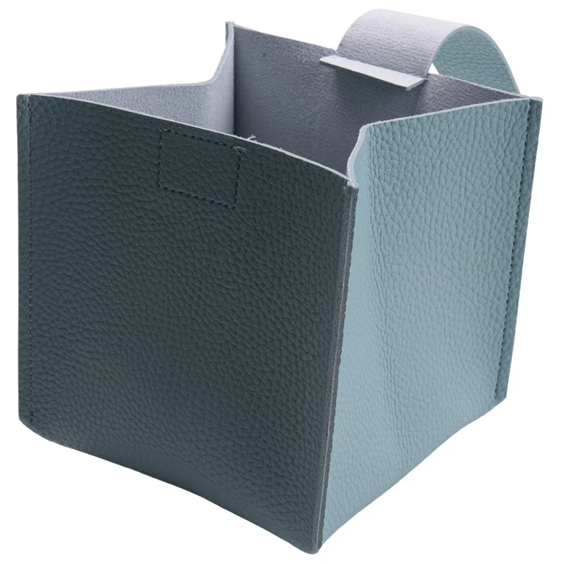 2Pcs Tissue Box PU Leather Tissue Box Holder, Toilet Tissue Box Square Tissue Holder For Bath Vanity Countertop