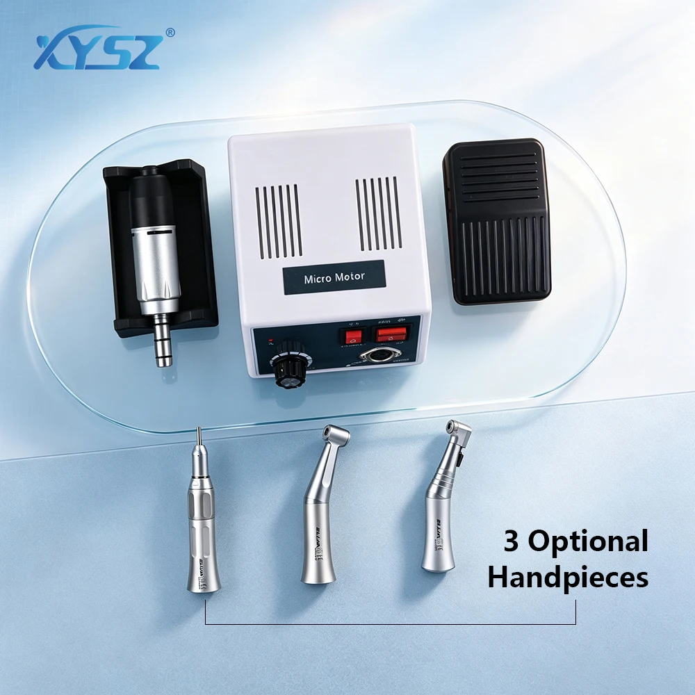 XYSZ Dental Micromotor Motor Polishing Machine E-Type With FX Series Low Speed Handpiece for Polishing Grinding Dentistry Tool