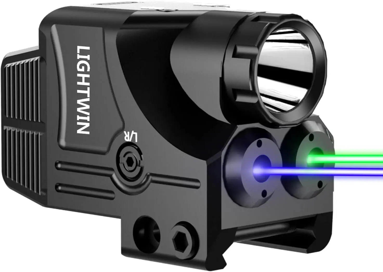 

Тактический лазерный фонарь 800 люмен для пистолетов, USB-перезаряжаемый, со стробоскопом и постоянным светом, крепление на планку Пикатинни