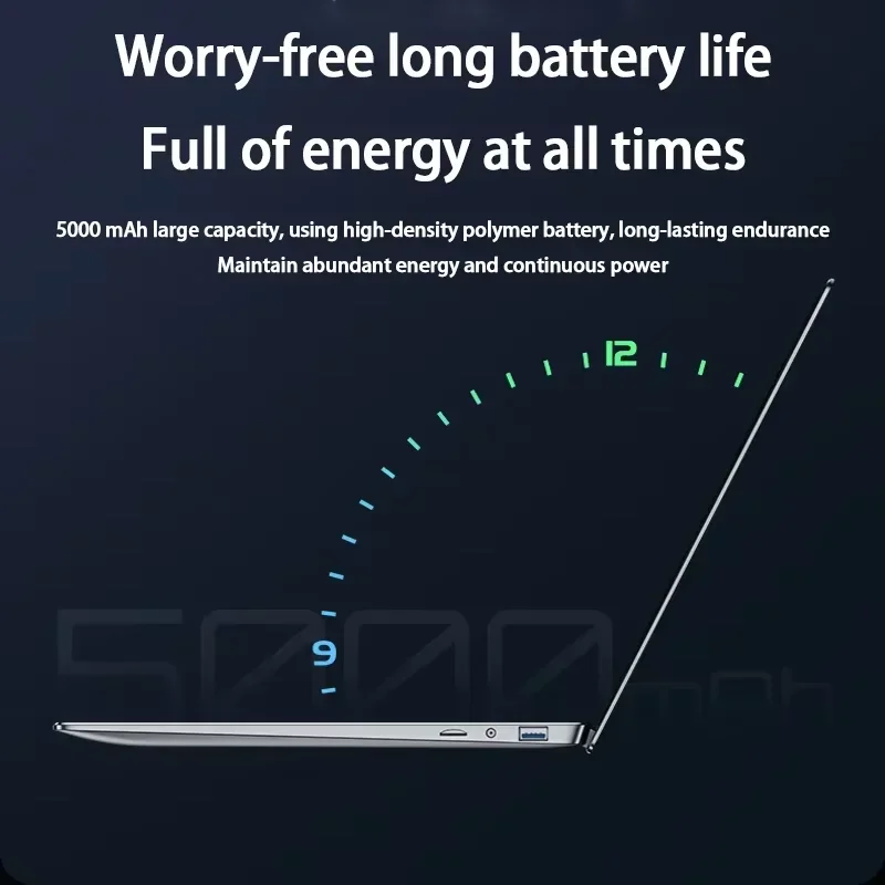 Brand 15.6" Inch Laptop 32GB RAM DDR4 2TB SSD ROM Windows 11 Pro Fingerprint Unlock Backlit Keyboard Portable Office Notebook