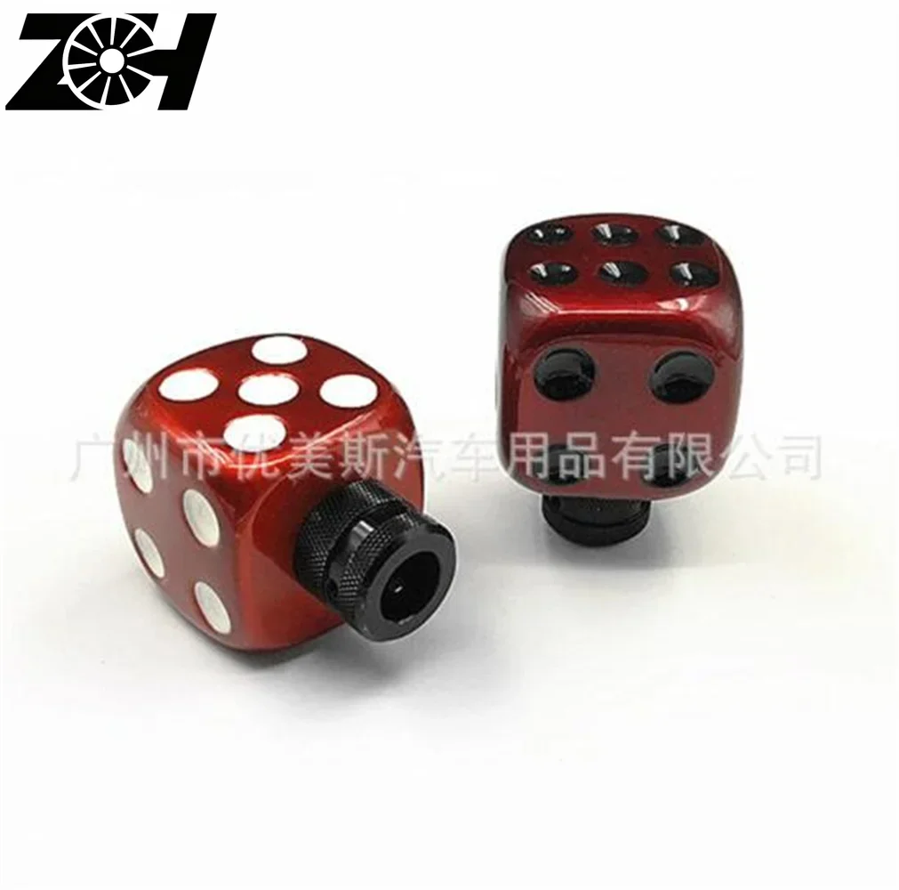 Car Resin Pilot Auto Dice Shift Knob Black Metal Fits Manual Lucky Shifter Fit For Honda Toyota Nissan Mitsubishi Ford Chevrolet