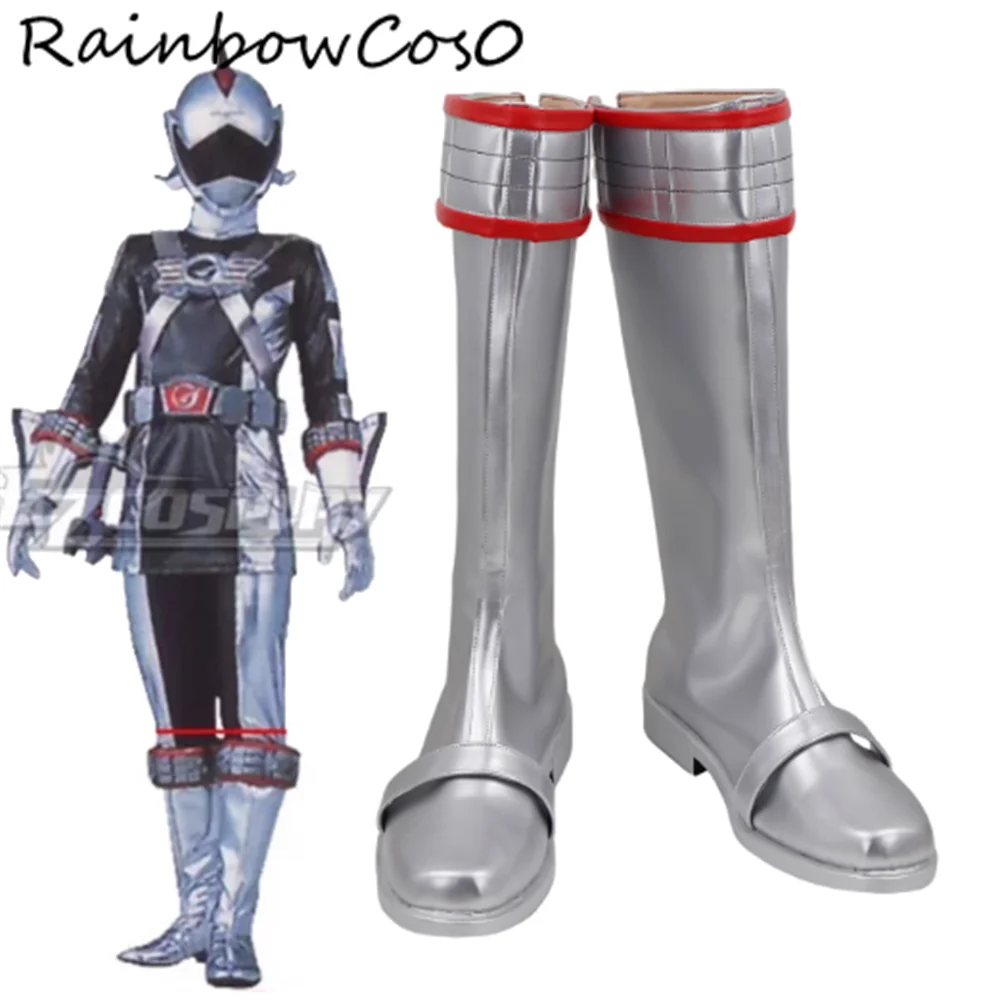 Engine Sentai Go onger Cosplay Shoes Boots Game Anime Party Halloween RainbowCos0 W5217