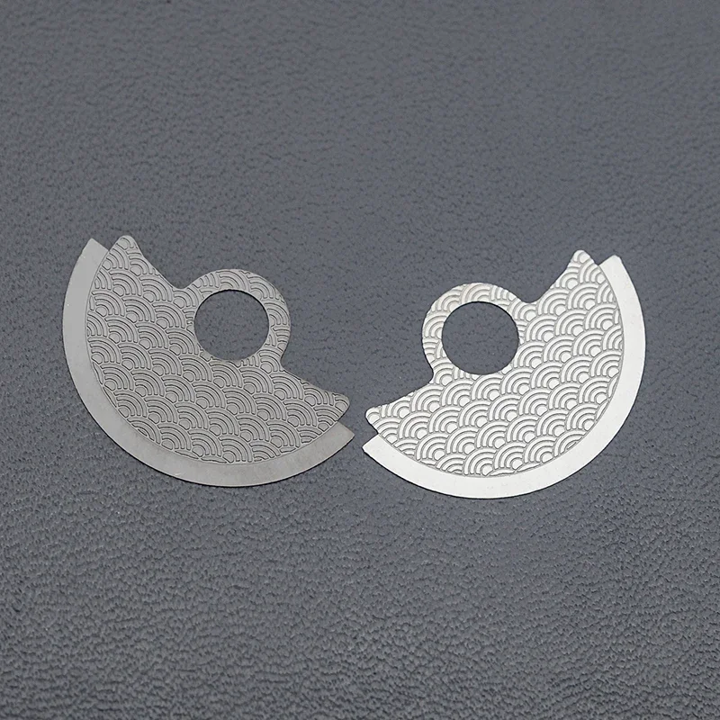 NH36ค้อนโรเตอร์แบบอัตโนมัติรูปตัว S เคลื่อนไหวแบบคลื่นที่ดีชิ้นส่วนสำหรับนาฬิกาแผ่นโลหะโรเตอร์แบบหมุนสำหรับ NH35ญี่ปุ่น