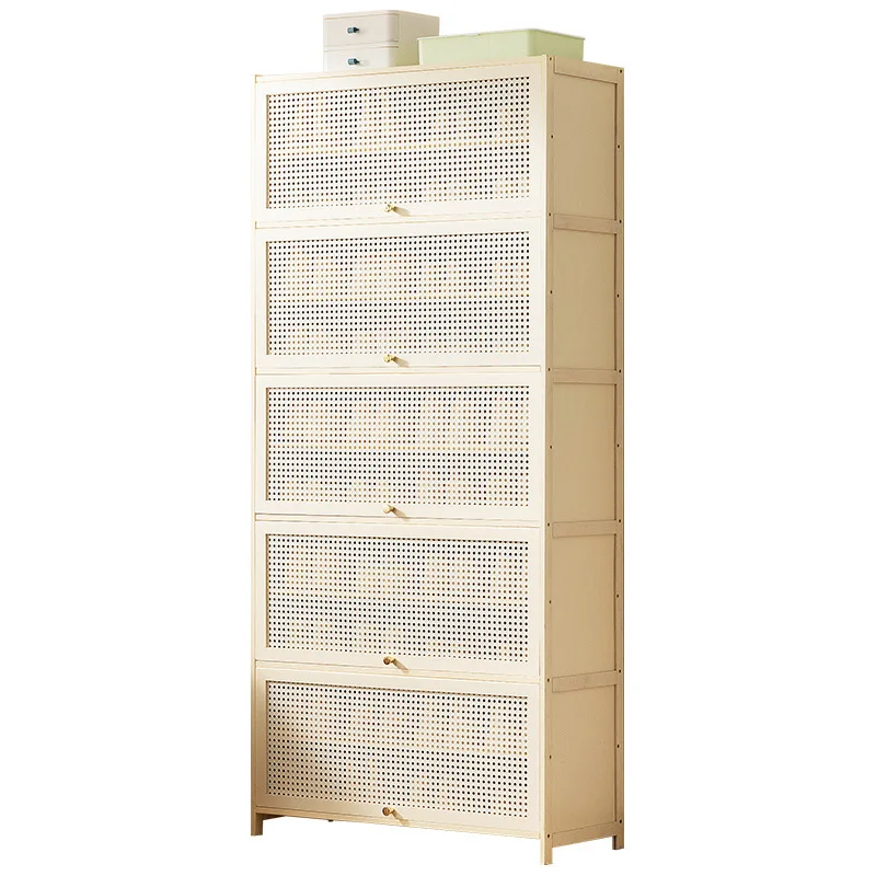 

Door shoe cabinet high vertical entry cabinet integrated door corridor with narrow household shoe rack multi-layer with door