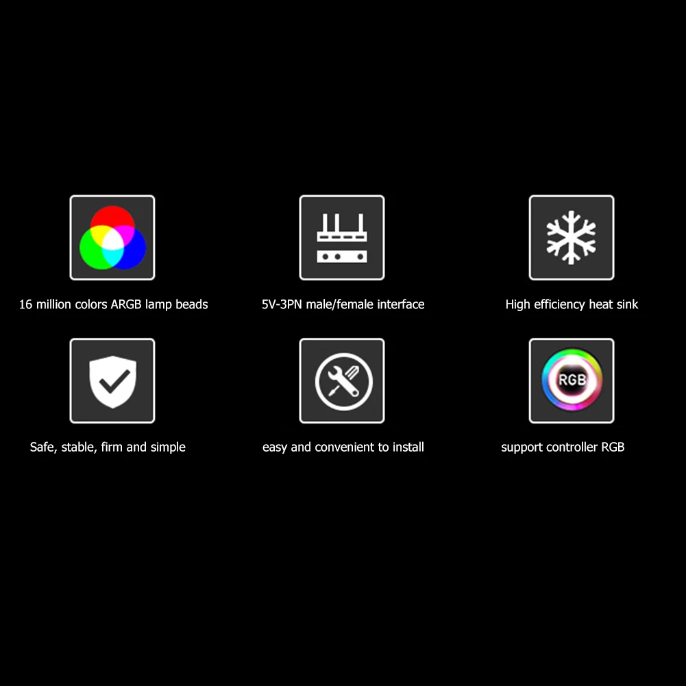 COOLMOON CR-D134S RAM теплорасширитель адресный RGB-кулер памяти для настольного ПК