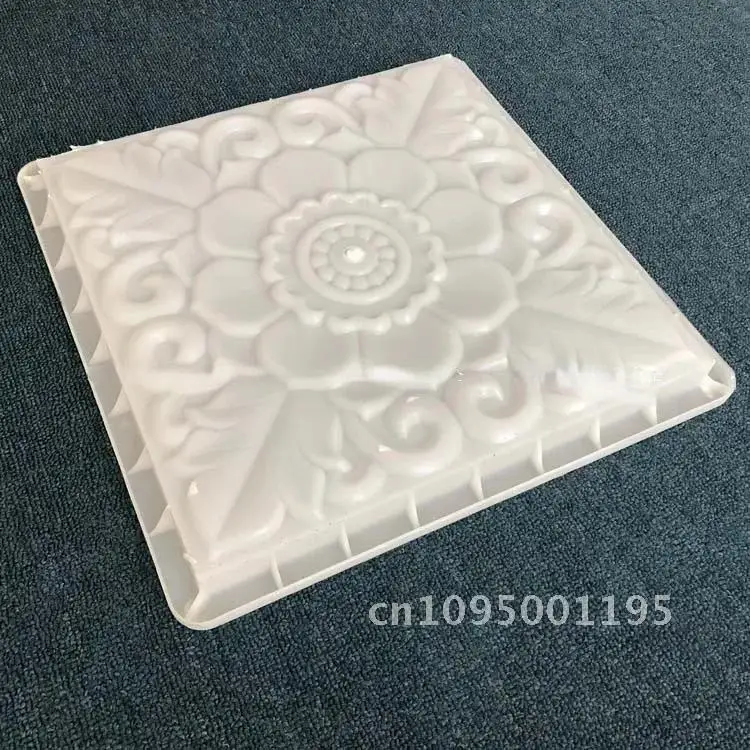 In Chinese Antique Style Brick Shadow Plastic Mold Courtyard Template Wall Paving Decoration Relief Carving Cement Tile Floor