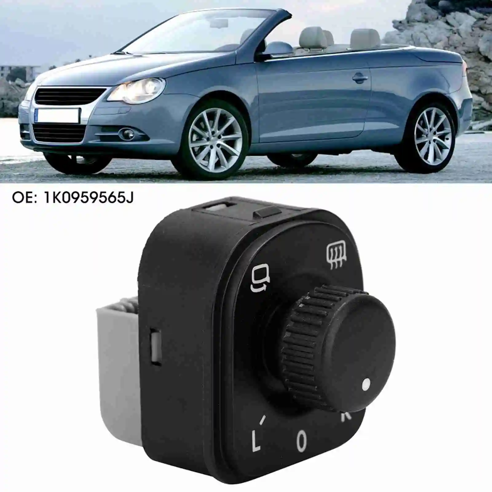 Adjust Knob Mirror Control  Fit for  MK5 MK6 2006-2013 1K0959565J Adjust Knob Mirror
