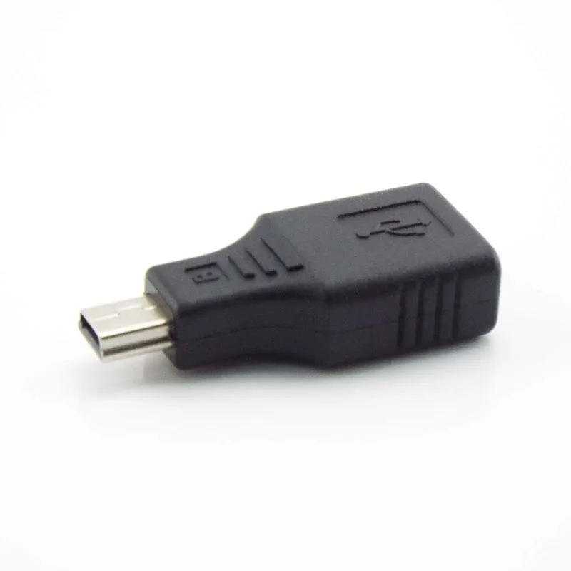 Universal USB 2.0 A To Mini B 5-Pin Female Male Adapter Mini Type-A B Jack Splitter for Smart Phone OTG Converter C3