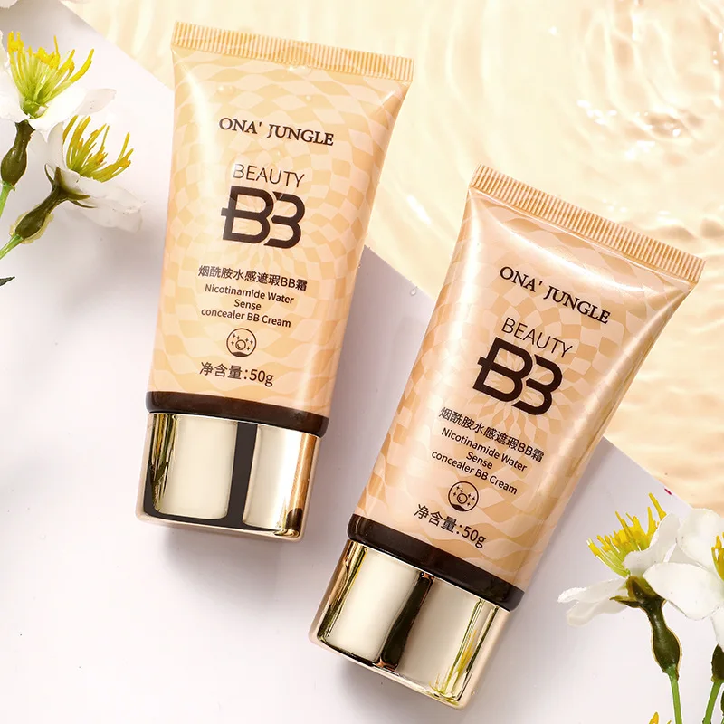 1 Pcs Face Liquid Foundation Moisturizing BB Cream Concealer Oil-control Full Coverage Flaw Waterproof Long Lasting Cosmetic